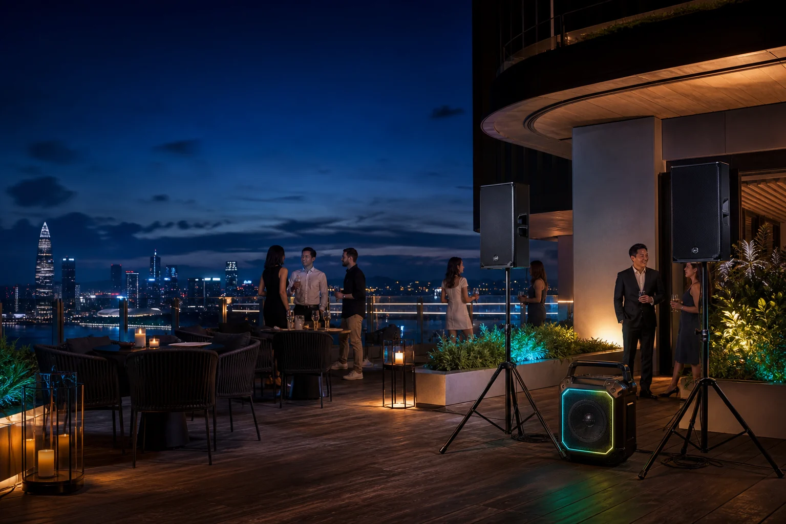 Portable & Party speaker application