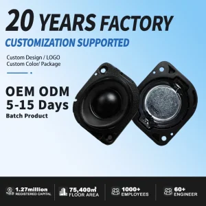 1 Inch 4 Ohm 15W Tweeter Speaker Ultra Compact Design for Small Audio Module Assembly