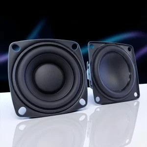 1 Inch Woofer Portable Full Range Metal Cabinet Loudspeaker for Home Theatre Mobile Phone & Stage Use with Wireless Charging
