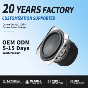 1.75 Inch 49.5mm Full Range Speaker Accessories 4Ohm 3W Iron Metal for Home Theater and Audio Projects