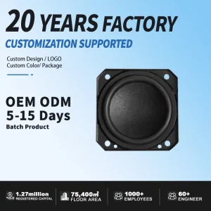 1.75 Inch High Performance Full Range Speaker Unit 4Ohm 5W Iron Metal Driver for All Purpose Audio Applications
