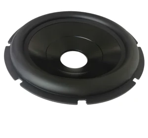 10 Inch Aluminum & Rubber Cone Subwoofer for Audio Black