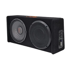 10 Inch Dual Loaded Enclosure Subwoofer with Strong Bass Low Profile Car Active Subwoofer