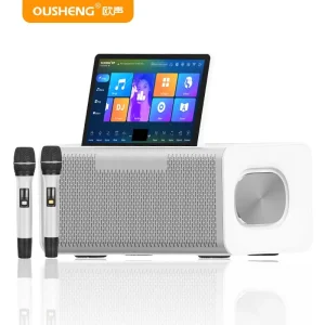10.1″ Smart Screen All-in-One Karaoke Machine With 5.1 Channel Audio 4 Speakers 64GB TF Card Home & Outdoor Use Cinema System