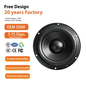 100-300W Two-Way Subwoofer Speaker Unit 4 Impedance Low-Mid High Frequency Audio Crossover Iron Metal Speaker Accessories