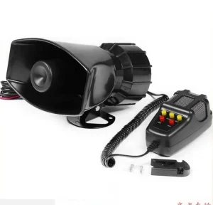 100W 5 Tone Loud Siren Motorcycle Car Truck Speaker Loud Siren Horn 130db With MIC Loud Horn Siren Fire Ambulance Loudspeaker
