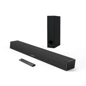 100W Optical RCA 2.1 Sound Bars Subwoofer for Bluetooth Remote Control Blue Soundbar Speaker for Home Theater Rich Smart Home