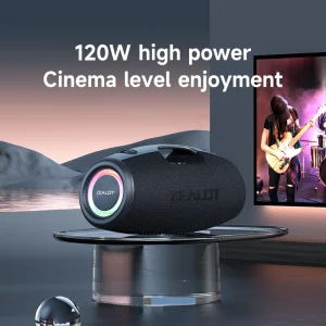 100W Portable Speaker S78 24000mAh IPX6 Waterproof RGB LED Light TF AUX TWS BT 5.2 Mobile Computer Outdoor Use Two way