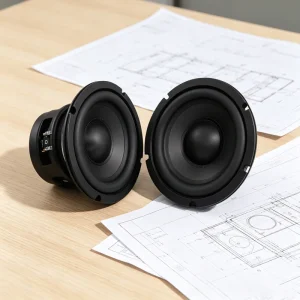 10W 20W 30W Car Speakers 1 Inch Bass Hifi Metal Cabinet Low Frequency Full-Range IPX-6 Waterproof Subwoofer