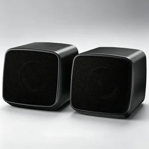 10W Wired Surround Sound System Ultra Clear High Volume Cool Lighting Effects Party Use Small Speaker for Desktop Laptops