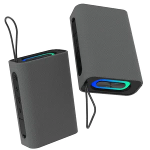 10W Wireless RGB Speaker Battery Power for Outdoor Party Computer or Stage Use Stereo Speakers