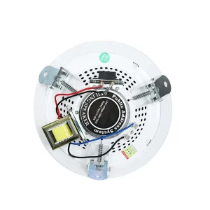114 5 Inch 5W Full Range Indoor Ceiling Speaker Passive Powerful Public Address System Via Auxiliary Plastic
