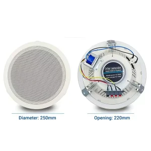 115D 30W 8 Inch Factory Supply HiFi Audio Low Profile In-Ceiling Speaker for Conference Room