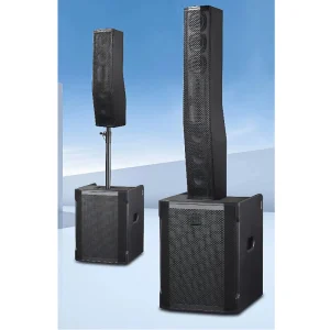 12 Inch Array Column Speaker PA System DSP Outdoor Indoor Audio DJ Stage Professional Active Waterproof