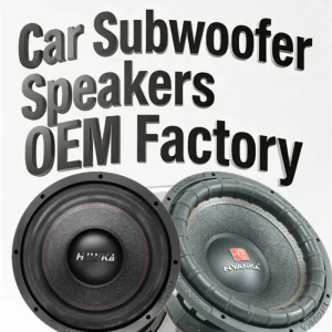12 Inch Car Subwoofer Speaker Box RMS 1400W Aluminum Car Audio Speakers High Quality Premium 2+2 Bass Speakers