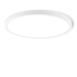 12″ LED Flush Mount Ceiling Light Dimmable Slim Panel Light Fixture for Kitchen Bedroom and Bathroom Modern White