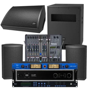 12 inch High Power Passive Coaxial Stage Monitor Speaker 2 Unit 2 Way Floor Powered Studio Professional Speakers