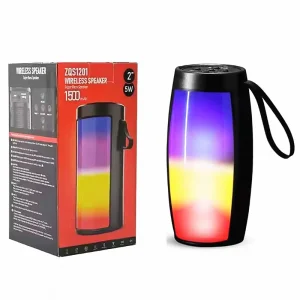 1202 5.0 Wireless Speaker Super BASS Mobile Phone Night Colorful Computer TF Card Audio