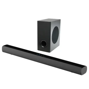 120W 2.1CH Bluetooth Soundbar with Subwoofer Surround Music Experience and Enhanced TV Sound Home Theatre System for TV and PC