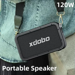 120W IPX5 Waterproof Portable Wireless Speaker 1983 Max with Plastic Design Battery Active for Party Outdoor Use