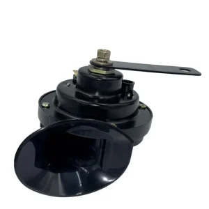 12V Car Horn Loud Voice Snail Horn Black Electric Speaker for Nissan