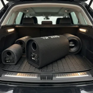 12V High-power Audio Modified Car Subwoofer 6/8/10/12 Inch Active Tunnel Subwoofer