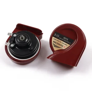12V Snail Car Horn Two-Tone Fanfare Aluminum Copper ABS