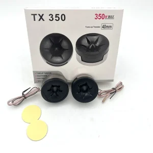 12V Super Tweeter Car Audio Speaker High Sensitivity 97dB Max 180W Iron Material Small TX350 4 Ohms 6000Hz-4000Hz