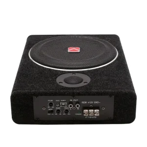 12V Ultra-thin Car Active Subwoofer Dj Subwoofer Speaker Trapezoid Car Audio Subwoofer Under Seat Slim Woofer