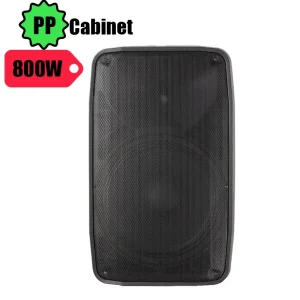 15″ Active PA Speaker with Class-H Amplifier – 400W RMS, 123dB Max SPL, Ideal for Bands, DJs & Solo Performers
