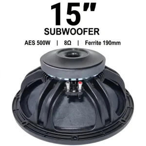 15 Inch 1000W Low Range Loudspeaker Unit With 75mm Voice Coil For Sound Reinforcement