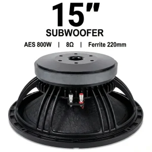 15 Inch 1600W Low Range Loudspeaker Unit With 100mm Voice Coil For Sound Reinforcement
