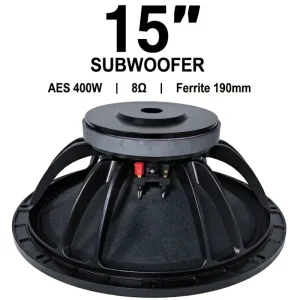 15 Inch 800W Mid Range Loudspeaker Unit With 75mm Voice Coil For Sound Reinforcement