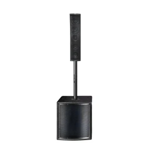 15″ Speaker with 4.5″ Full Horn Active Speaker PA Sound System for Art Center Exhibition Hall Column Speaker