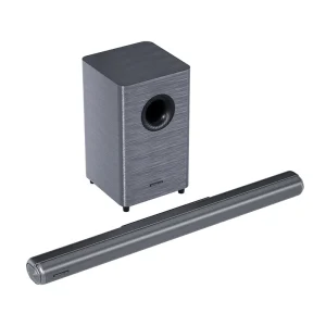 160W 2.1 Channel Home Theater Soundbar with 8 Inch External Subwoofer HDMI ARC 3D Surround Sound System for TV HD 020