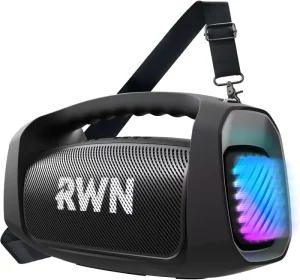 160W High Power IP67 Waterproof Fast Charge 24H Playtime TWS Heavy Bass RGB Light Show Plastic 10000mAh Wireless Outdoor Speaker
