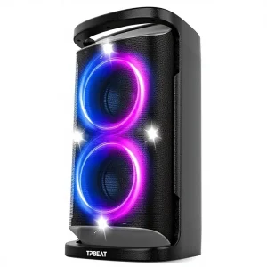 160W Peak Strong and Loud Stereo Deep Bass Wireless Boombox Portable Large Party Speaker Subwoofer