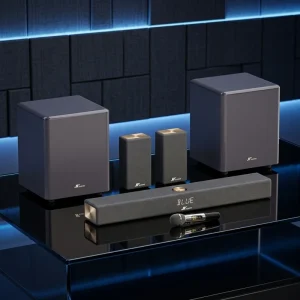 18CH Plastic Wireless Home Theater Soundbar 560W with 2 Surround Center Channel 2 Subwoofers for 4K TV