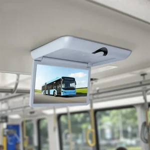 19.5inch Bus Truck Ceiling MP5 Player Entertainment HD Smart Foldable TV Screen LCD Display Vehicle Roof Monitor