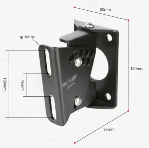 1PC New GU40 Universal Strong 40kg Sound Speaker Wall Steel Bracket Mount Tilt Swivel Full Motion