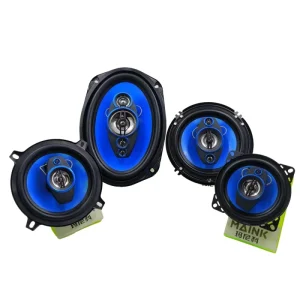 2 Pcs 500W 12V 6 Inch 2 Way HIFI Audio Car Music Stereo Speaker with Disc Style Coaxial Subwoofer & Tweeter for Surround Audio