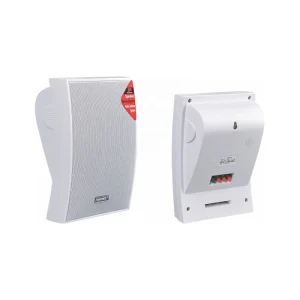 2 Way Wall Mounted Speaker 4 Inch Woofer for Background Music and PA Systems 70V/100V or 8Ω