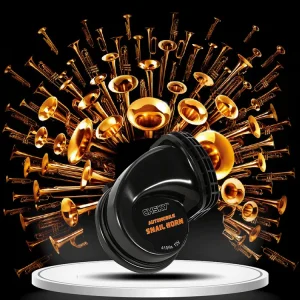 2-Way Waterproof Car Horn Snail Horn High and Low Bass for Toyota Lexus Subaru-12V Honking Speaker