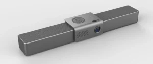 2 in 1 Soundbar Projector Combo Wireless Screen Cast Portable Mini Projector Dual Speakers Home Theater Projector