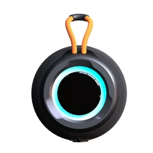 2-in-1 Wireless Speaker IPX6 Waterproof RGB Lights USB TWS Pairing for Home Outdoor Use Plastic 10W 1500mAh