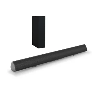 2.0 Channel 100W TV Sound Bar Home Theater Surround Sound System with Remote for Optimal TV Viewing Experience