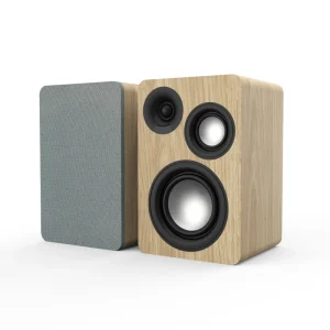2.0 Channel 50-100W Output ABS Cabinet Surround Sound Three-Way RGB Vintage Elegant Home Theater Speaker for Party Stage Use