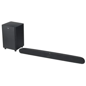 2.0 Sound Bar with DTS Virtual X Bluetooth Voice Assistant Compatible Includes Remote Control for TV