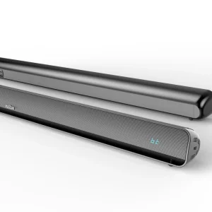 2.0 Soundbar Sound System 60W Audio TV Speaker Soundbar Wireless with Fabric Blue Light for TV Home Theater System