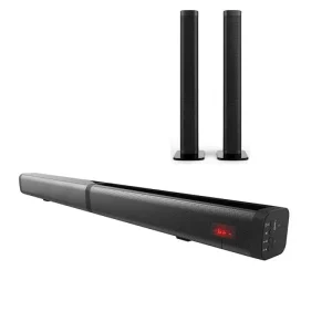 2.0ch BT Soundbar 40W Detachable Sound bar for TV with USB TF Optical AUX SM2120